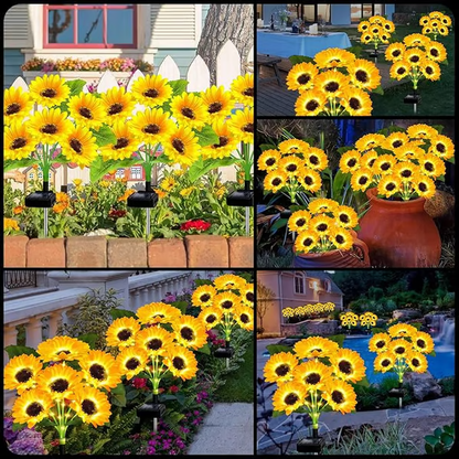 🔥Last Day Sale 49% OFF🔥 - 🌞Solar LED Sunflower Garden Lights🌻