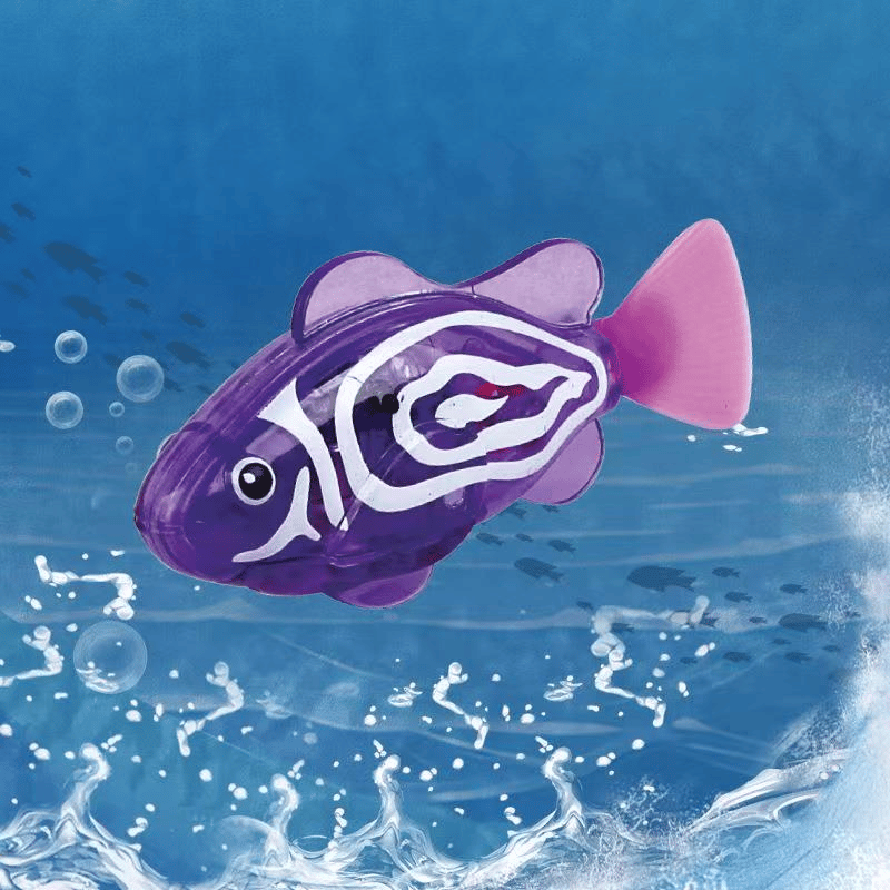 🔥🔥LAST DAY SALE 49% OFF-🛁✨Electronic Pet Fish Bath Toy | LED Light Up | Auto-Swimming Bath Toy🐠💦