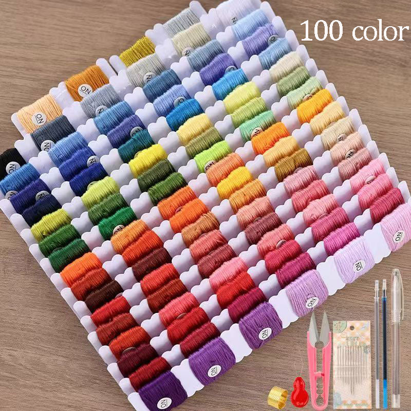 50 assorted thread colors