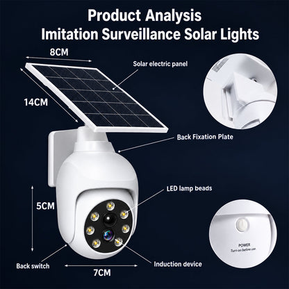 🔥LAST DAY 49% OFF - ⏰Solar-Powered Simulated Surveillance Camera Street Light👀