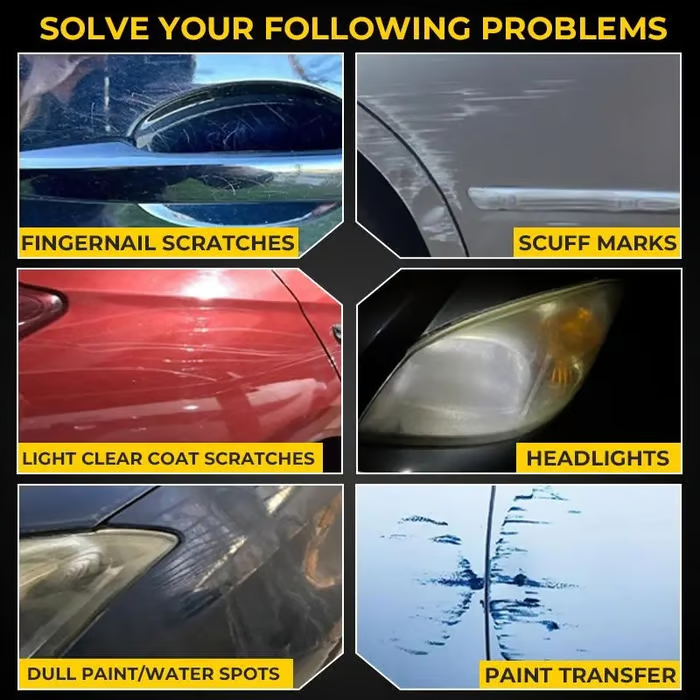 🔥49% OFF🔥🚗 2026 Car Scratch Repair Wax ✨ All Paint Colors Polishing Kit | Quick Fix Removal Paste