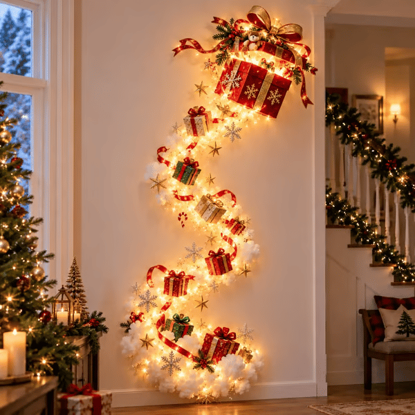 🎁Last Day 49% OFF🎄✨Christmas Magic Trail Wall Light - A Little Christmas Magic, Right on Your Wall
