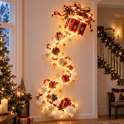 🎁Last Day 49% OFF🎄✨Christmas Magic Trail Wall Light - A Little Christmas Magic, Right on Your Wall
