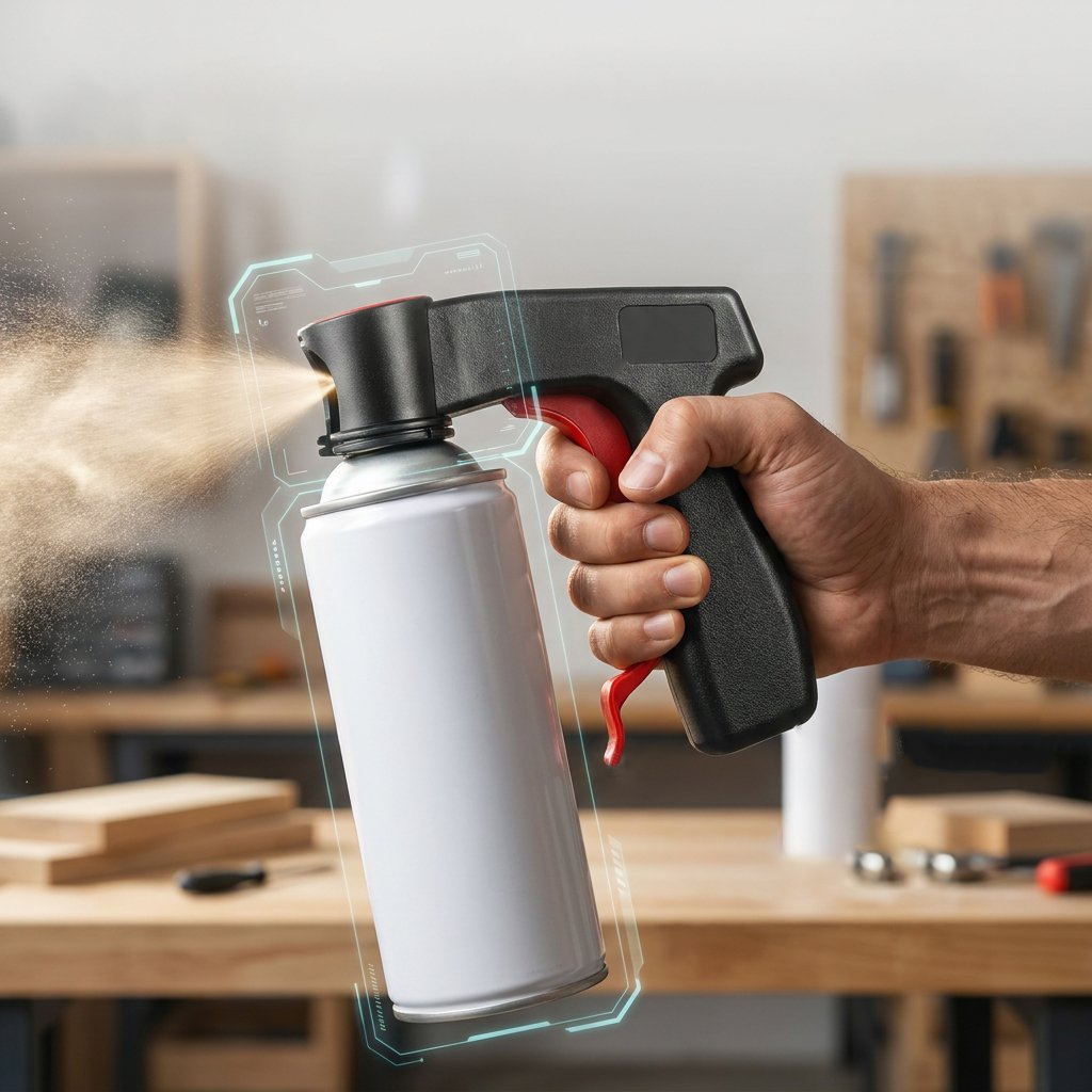 🏠🚗✨Universal Spray Paint Handle Tool 🌟 Portable Assisted Spray Nozzle for Paint & Color Change