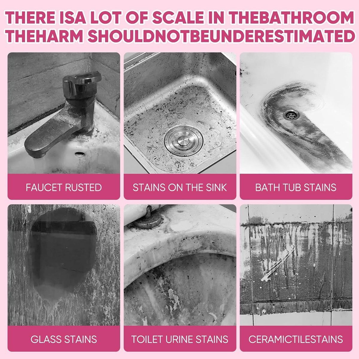 🔥LAST DAY SALE 49% OFF - ✨💧Alcuras Bathroom Descaler Foam Cleaner🛁