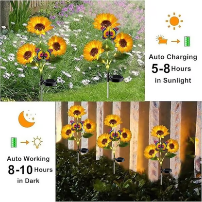 🔥Last Day Sale 49% OFF🔥 - 🌞Solar LED Sunflower Garden Lights🌻