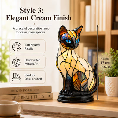 (🎁Last Day 49% OFF)😽Handmade Cat Lamp