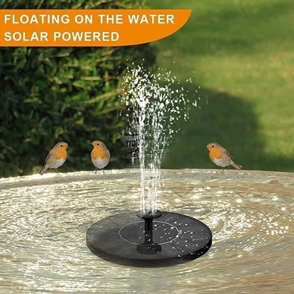 Solar-Powered Birdbath Fountain – Bring Your Garden to Life!