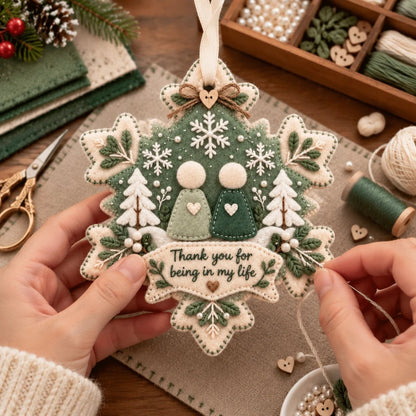 🎁Last Day 49% OFF🧶Handcrafted Felt Holiday Ornament (📦Buy 2 Free Shopping)