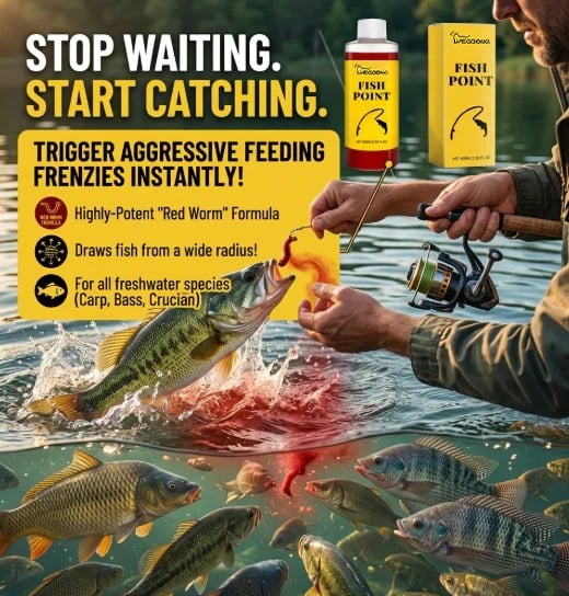 🔥LAST DAY 49% OFF - 🎣 Concentrated Fish Attractant Liquid – 🐟Fast-Acting Red Worm Formula -8JX3
