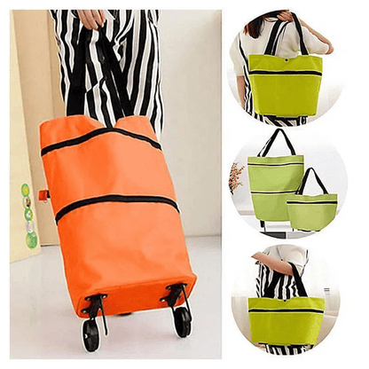 🔥LAST DAY 49% OFF🔥 -2 in 1 Foldable Shopping Cart🎁