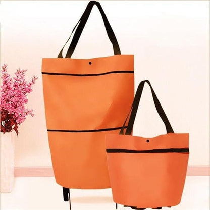 🔥LAST DAY 49% OFF🔥 -2 in 1 Foldable Shopping Cart🎁
