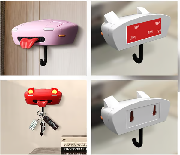 🎁🎉Only $19.99 This Week🌟🎉Pop-up Headlight Car-Themed Wall-Mounted Key Holder