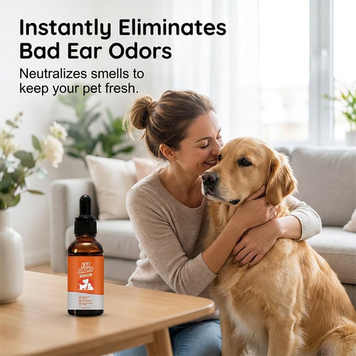 🔥Last Day Flash Sale 49% OFF❤️Natural Dog & Cat Ear Drop for Itching & Wax Build-Up🐱🐶