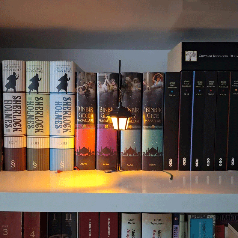 🔥LAST DAY SALE 49% OFF - ✨Library Lantern-Decorative Bookshelf Lighting💡