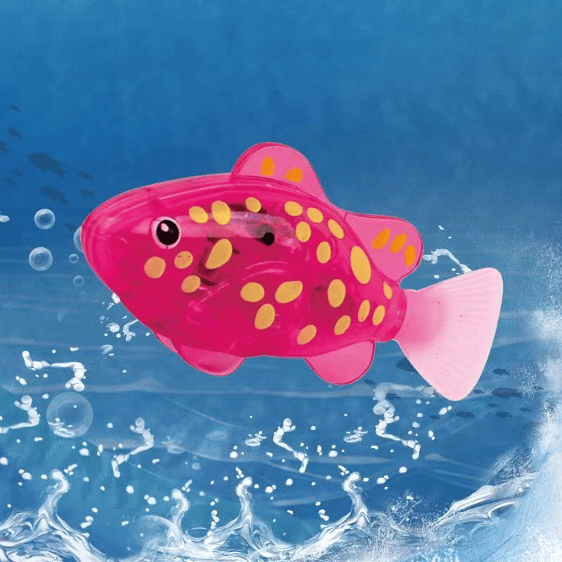 🔥🔥LAST DAY SALE 49% OFF-🛁✨Electronic Pet Fish Bath Toy | LED Light Up | Auto-Swimming Bath Toy🐠💦