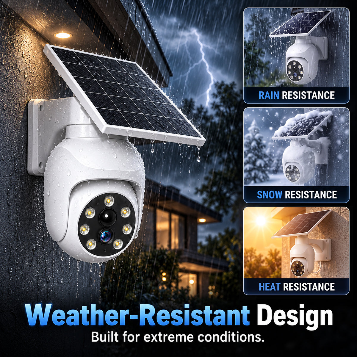 🔥LAST DAY 49% OFF - ⏰Solar-Powered Simulated Surveillance Camera Street Light👀
