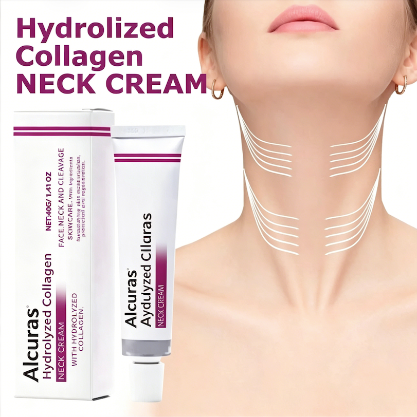 🔥Last Day 50% OFF - 🌿🧴Alcuras® Hydrolyzed Collagen Neck Cream✨