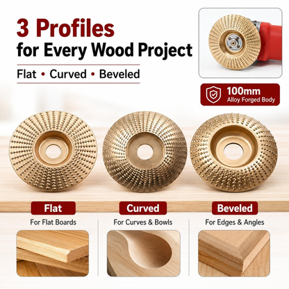 🔥LAST DAY 49% OFF - 🪵✨Alcuras Angle Grinder Polishing Pad Set🔧