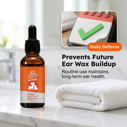 🔥Last Day Flash Sale 49% OFF❤️Natural Dog & Cat Ear Drop for Itching & Wax Build-Up🐱🐶
