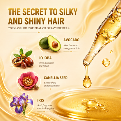 🎉Buy One Get One Free🎁 - ✨💆Smooth & Hair Straightening Conditioning Oil Spray – Anti-Frizz, Deep Hydration, Heat Protection – With Avocado & Jojoba Oil – 72-Hour Fragrance – Sulfate & Paraben Free🎁