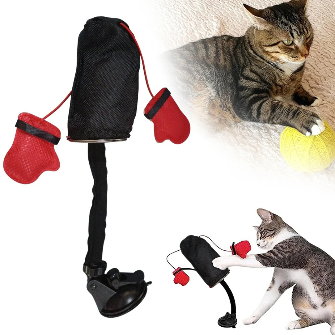 🔥Last Day 49% OFF -  🥊 Interactive Hanging Punching Bag Cat Toy🐱🪀