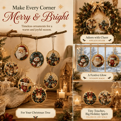 🔥LAST DAY 49% OFF🔥 - 🎄Christmas DIY Diamond Painting Ornaments Kit (6 PCS)🎅