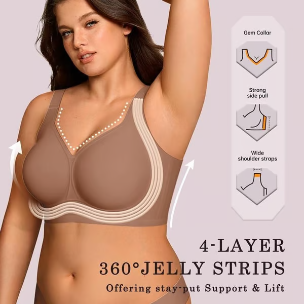 🔥Hot Sale – 49% OFF!!⚡Super Firming Bra for Women | Wirefree & Seamless Comfort👍Say goodbye to sagging – lift & support all day!
