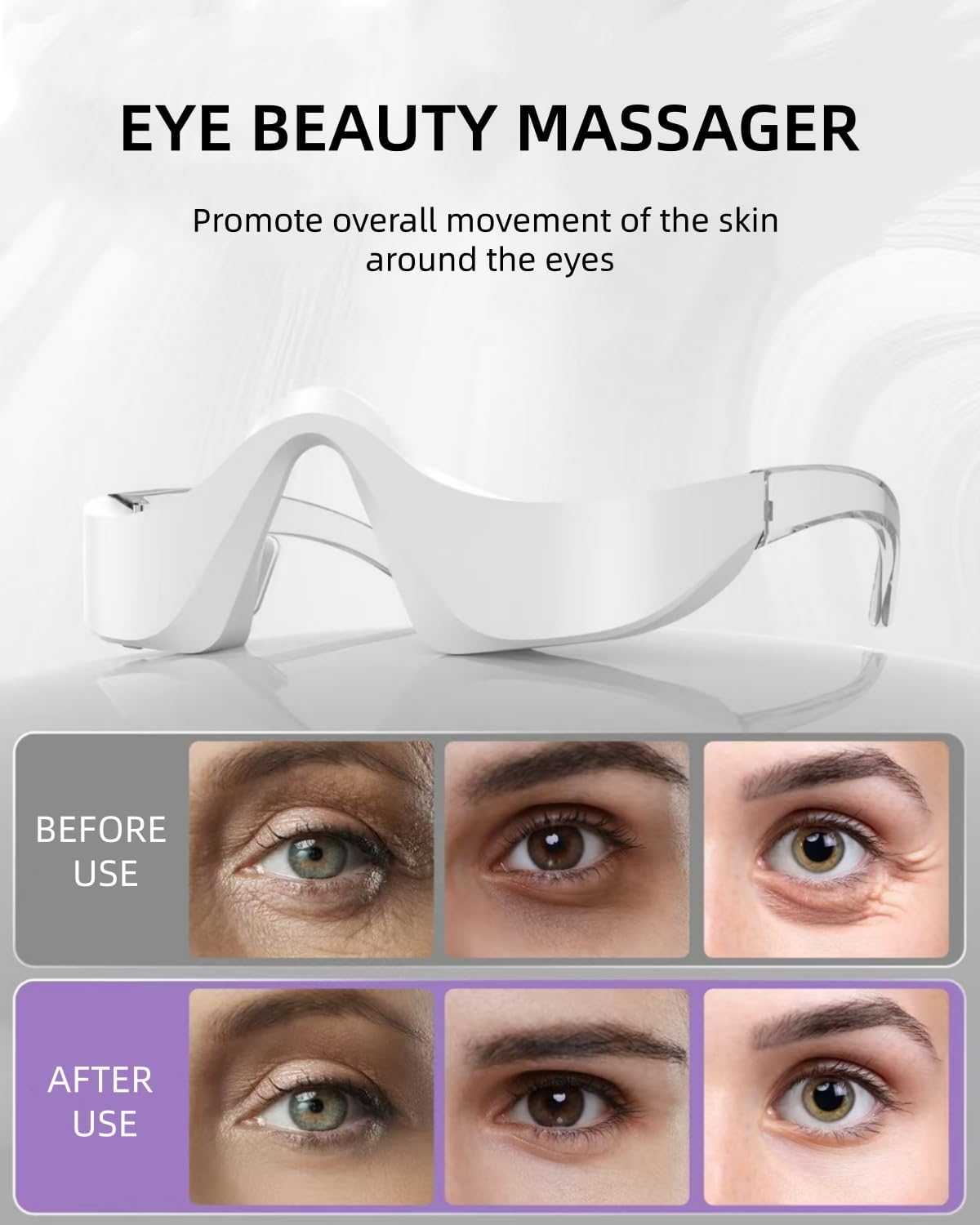 🔥LAST DAY 49% OFF - ✨👓Under-Eye Red Light Therapy Glasses💆