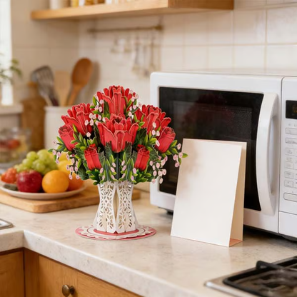 🔥Last Day 49% OFF -🔥💌 Forever-Blooming 3D Flower Pop-Up Card– Personalized Love Message & Everlasting Bloom 🎁