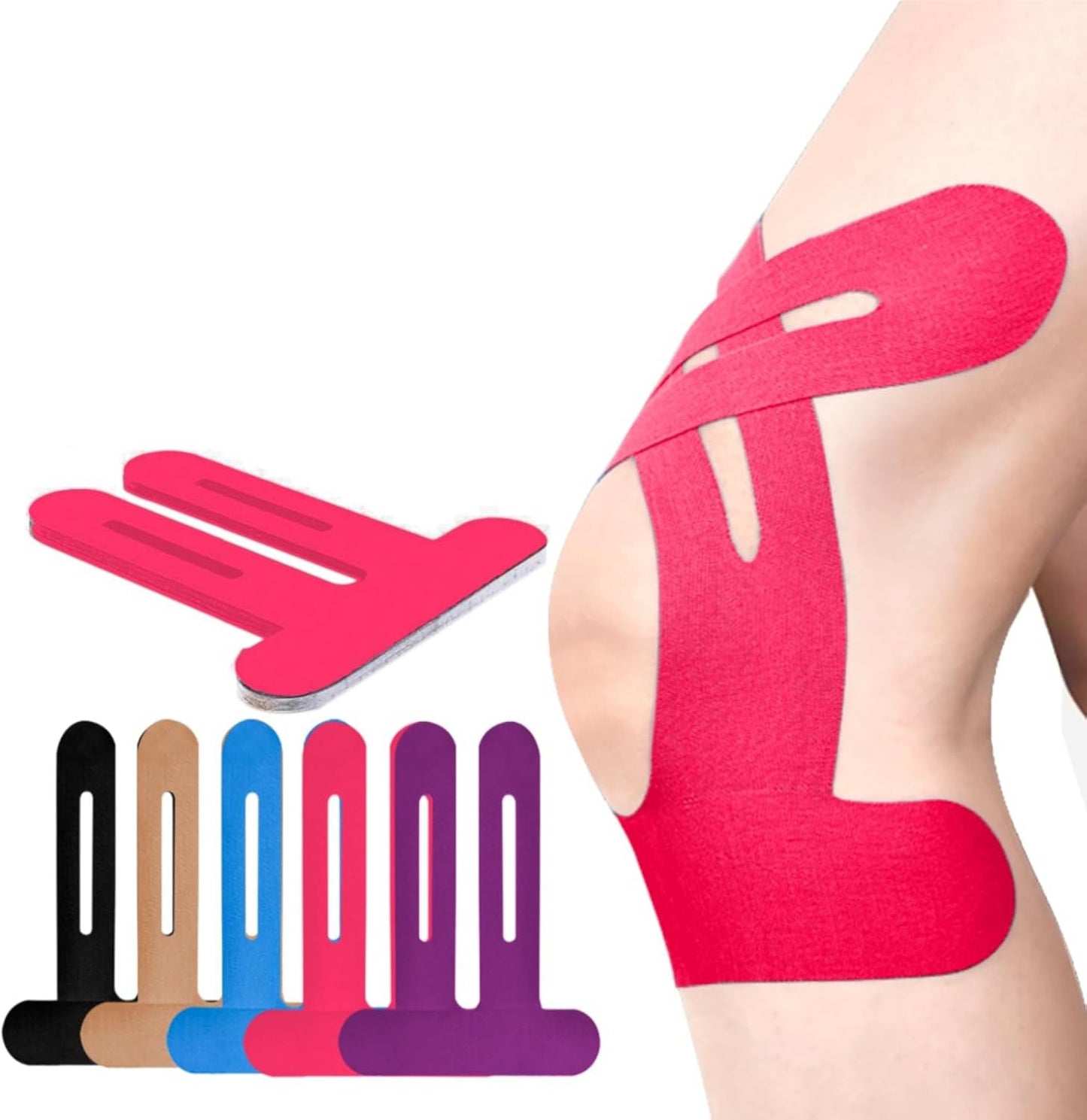🔥 Last Day 50% OFF  - 🏃10/20pcs Precut Kinesiology Tape For Knees🦵