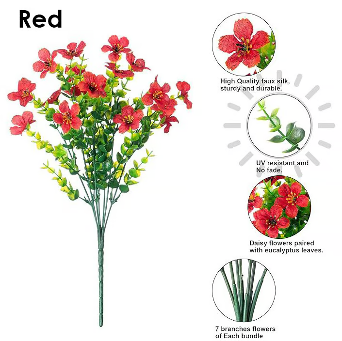 💥Only $3.99 Last Day Promotion!🌺UV Resistant Colorful Artificial Flower🌺