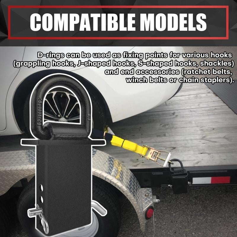 🔥LAST DAY SALE 49% OFF - 🛻18000lbs Heavy-Duty Removable D-Ring Tie Down for Utility Trailers