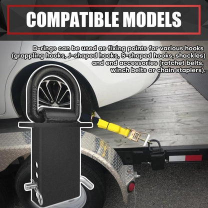 🔥LAST DAY SALE 49% OFF - 🛻18000lbs Heavy-Duty Removable D-Ring Tie Down for Utility Trailers