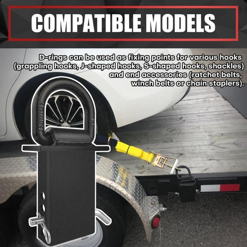 🔥LAST DAY SALE 49% OFF - 🛻18000lbs Heavy-Duty Removable D-Ring Tie Down for Utility Trailers