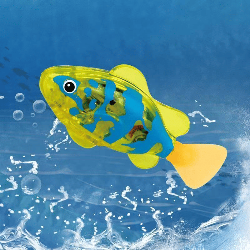 🔥🔥LAST DAY SALE 49% OFF-🛁✨Electronic Pet Fish Bath Toy | LED Light Up | Auto-Swimming Bath Toy🐠💦