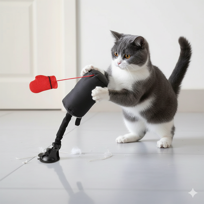 🔥Last Day 49% OFF -  🥊 Interactive Hanging Punching Bag Cat Toy🐱🪀