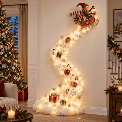 🎁Last Day 49% OFF🎄✨Christmas Magic Trail Wall Light - A Little Christmas Magic, Right on Your Wall