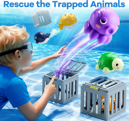 🔥LAST DAY 49% OFF - ✨🏊Diving Toy Set with Sinking Animals🐬💦