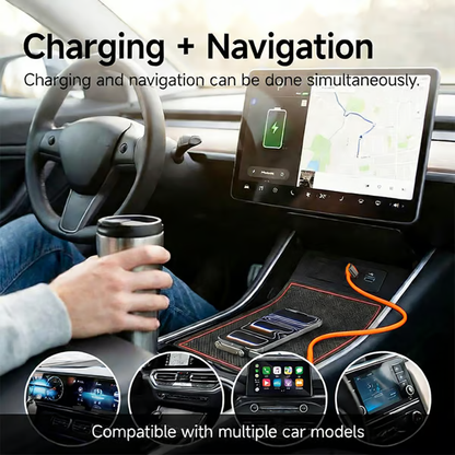 ⚡️2-in-1 Liquid Silicone Fast Charger Cable - USB-C/Lightning Cord with Foldable Stand & 180° Rotation