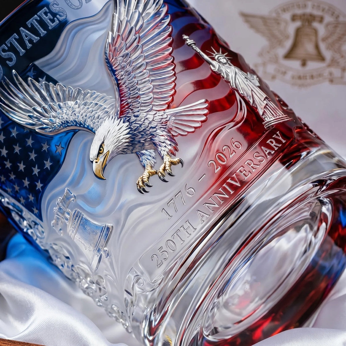 🔥Last Day 49% OFF - ✨🇺🇸Limited Edition 2026 USA 250th Anniversary Commemorative Glass – 1776-2026 Heritage Edition🥂