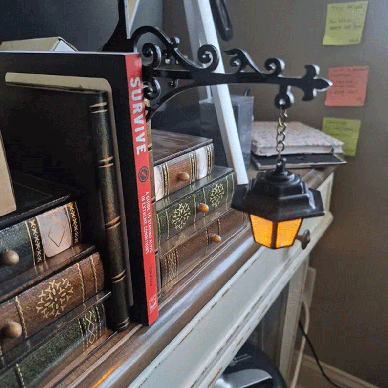 🔥LAST DAY SALE 49% OFF - ✨Library Lantern-Decorative Bookshelf Lighting💡