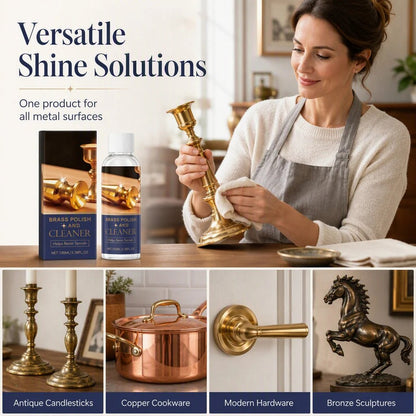 🔥LAST DAY 49% OFF🔥 - TARNISHED BRASS? FIX IT FAST!🔩 Polish & Cleaner – Removes Oxidation, Restores Shine, Gentle on Surfaces – Easy Application! 🧽