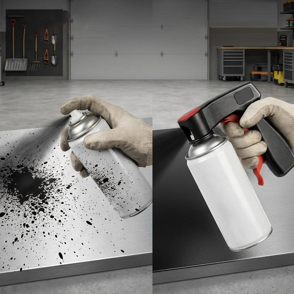 🏠🚗✨Universal Spray Paint Handle Tool 🌟 Portable Assisted Spray Nozzle for Paint & Color Change