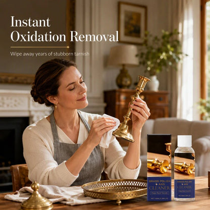 🔥LAST DAY 49% OFF🔥 - TARNISHED BRASS? FIX IT FAST!🔩 Polish & Cleaner – Removes Oxidation, Restores Shine, Gentle on Surfaces – Easy Application! 🧽