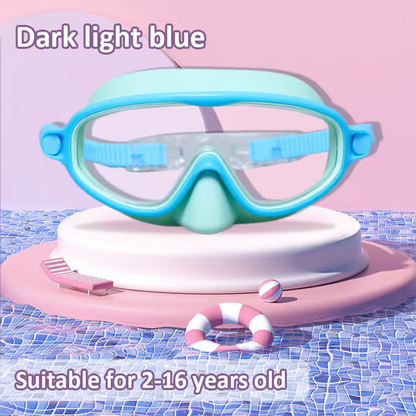 🏊‍♀️Last Day Buy 1 Get 1 Free🏊‍♀️-HD children's large frame waterproof and anti-fog swimming goggles