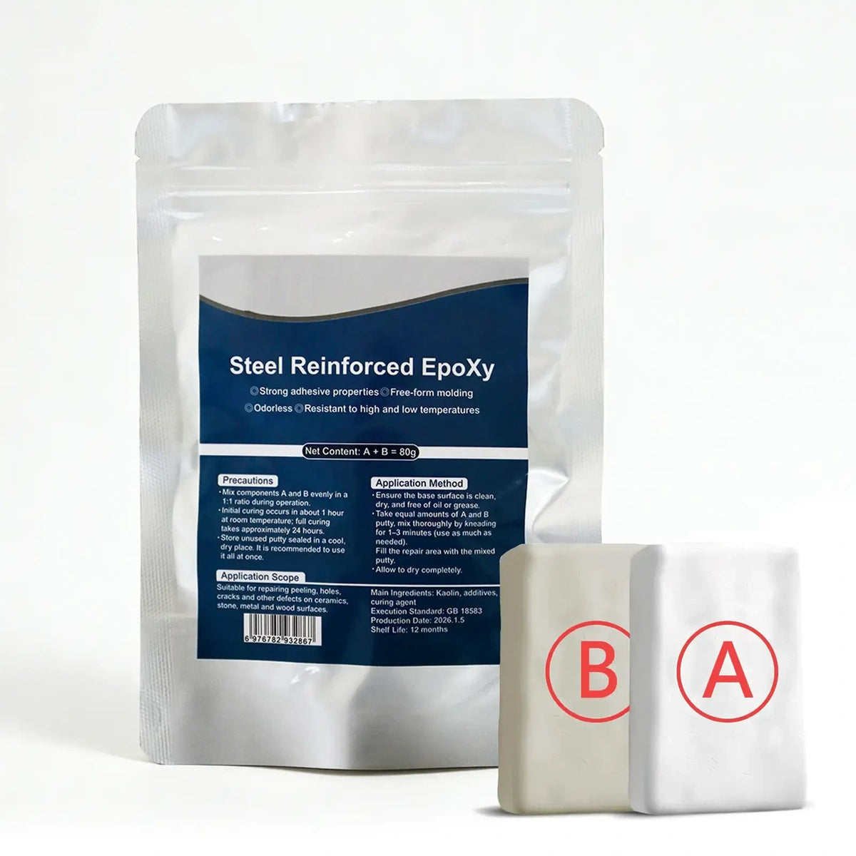 🔥Last Day 49% OFF🔥 - Steel Reinforced Epoxy Putty - Permanent Repair for Metal, Wood & Concrete