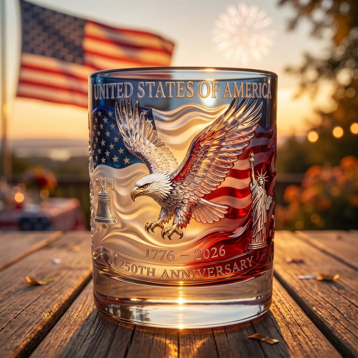 🔥Last Day 49% OFF - ✨🇺🇸Limited Edition 2026 USA 250th Anniversary Commemorative Glass – 1776-2026 Heritage Edition🥂