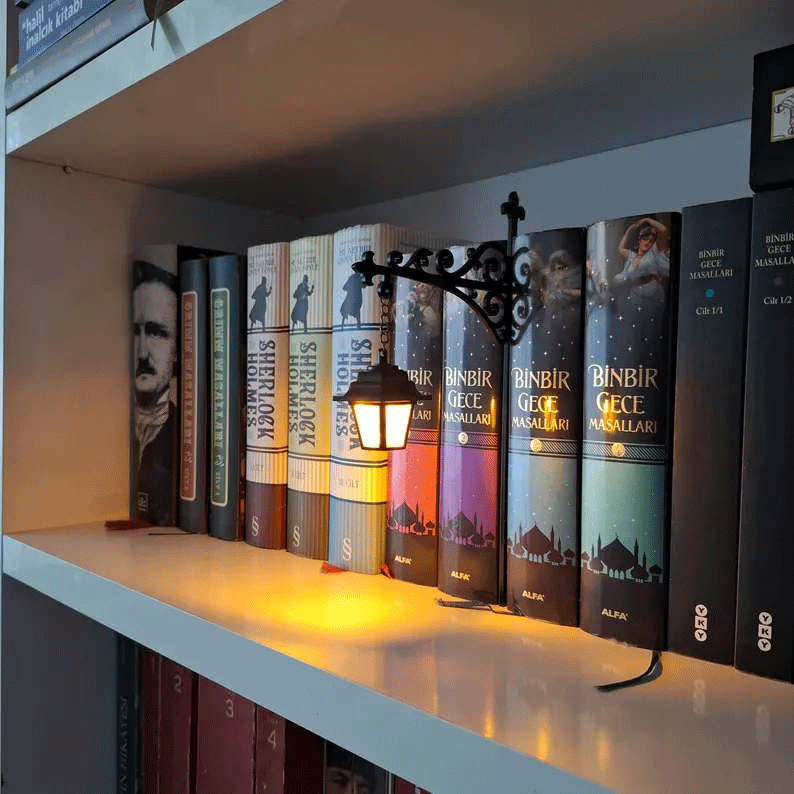 🔥LAST DAY SALE 49% OFF - ✨Library Lantern-Decorative Bookshelf Lighting💡