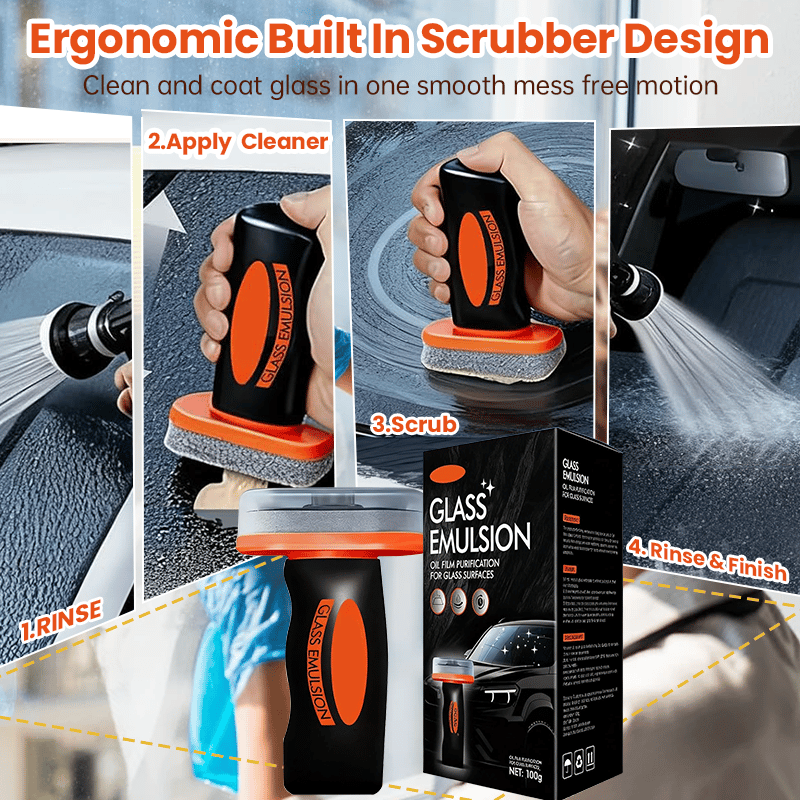 🔥LAST DAY 50% OFF - 🧽✨Glass Oil Film Cleaner🚗